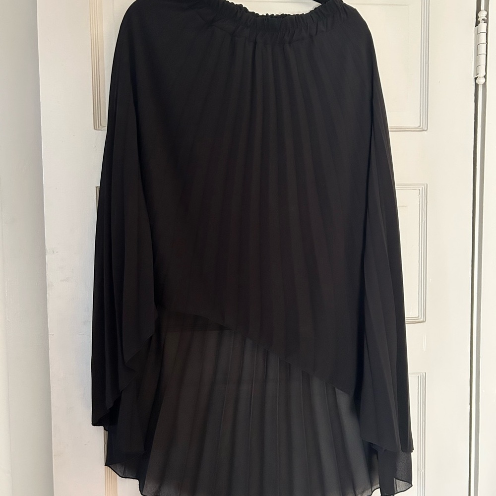 Pleated Hi/Lo skirt
